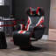 Fauteuil inclinable avec support lombaire, repose-pieds et porte-gobelet