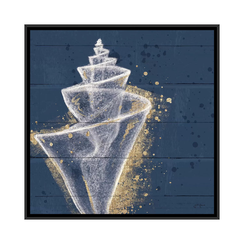 «Swilley Calm Seas», reproduction d'art sur toile, H 18 po x l 18 po x P 1,5 po, Toile avec cadre noir