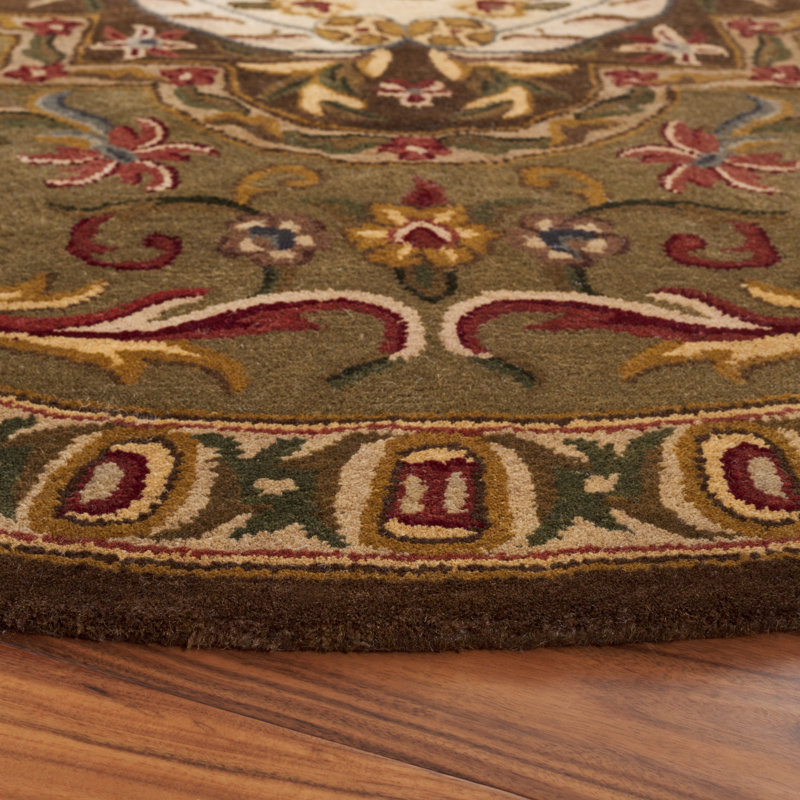 Tapis oriental en laine touffeté à la main Classic, Rond 8 pi