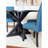 Mytzi 5-Piece Dining Set, Cross-Buck Dining Table With 4 Stylish Chairs-687877606