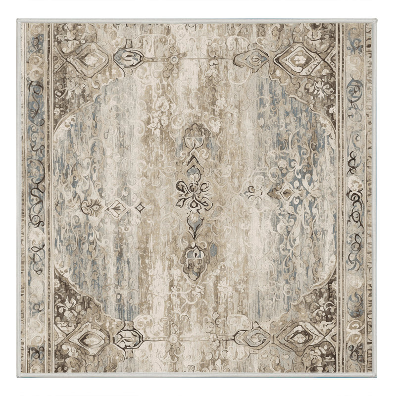 Antique Whispers Rug, Square 5'