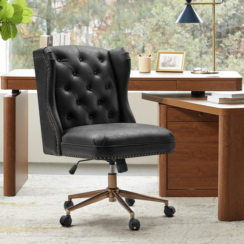 Fauteuil de bureau Hoai Hazel, Noir
