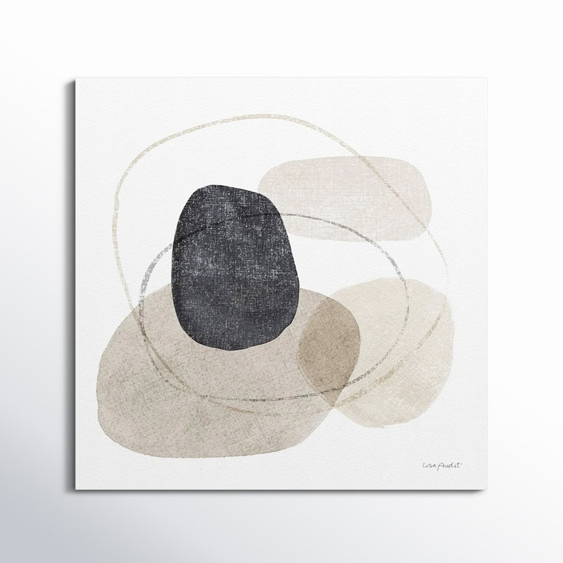 «Think Neutral 10» par Lisa Audit - Peinture sur toile, H 48 po x l 48 po, Toile tendue, Sans cadre