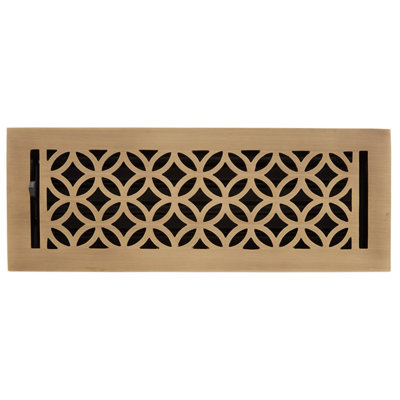 Pasteur Brass Floor Register