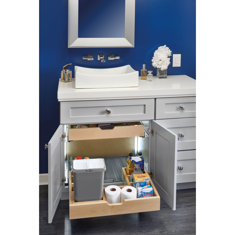 Organisateur de meuble-lavabo en bois Rev-A-Shelf, L 27,56 po