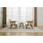Mid-Century Farmhouse Accent Chair - Wood Armchair with Rattan Backrest & Cushion for Living Room, Bedroom - Easy Assembly-1426599789-1426599779