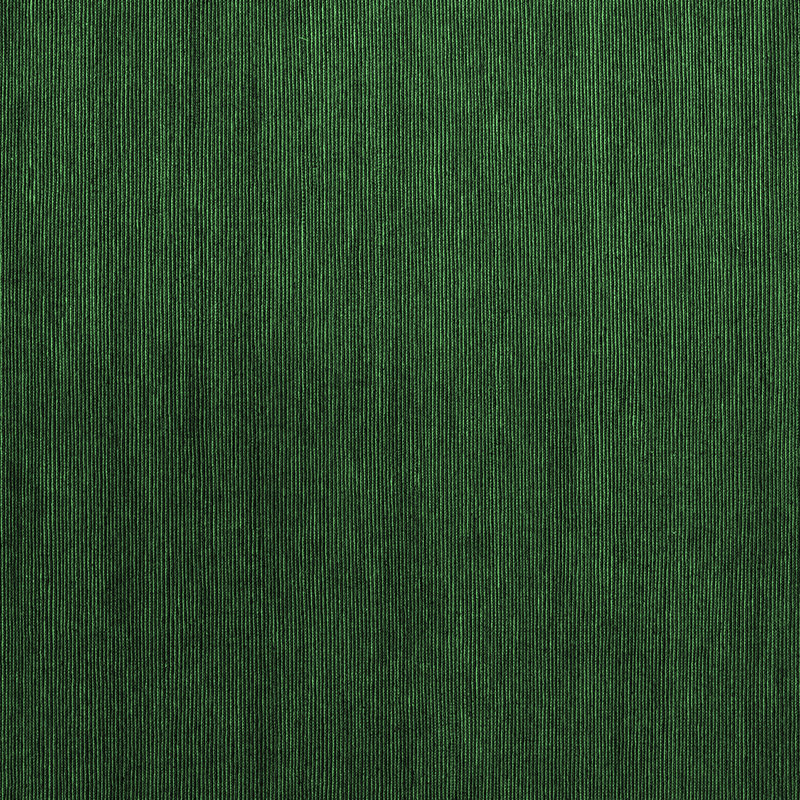 Tapis carré vert en laine / polyester à tissage machine abstrait 4 pi x 4 pi