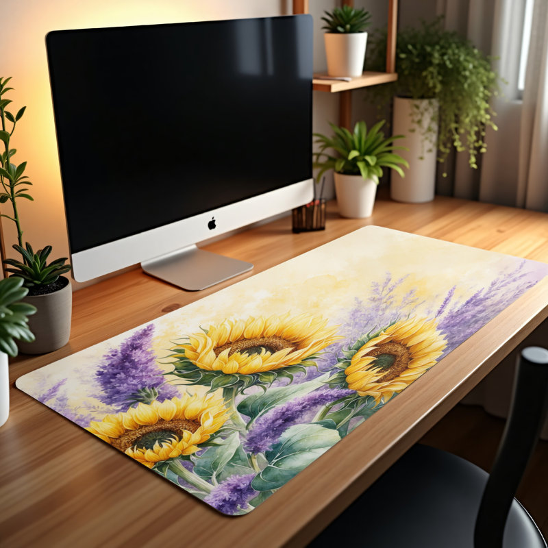 Polyester Desk Pad, 14.4x12.1