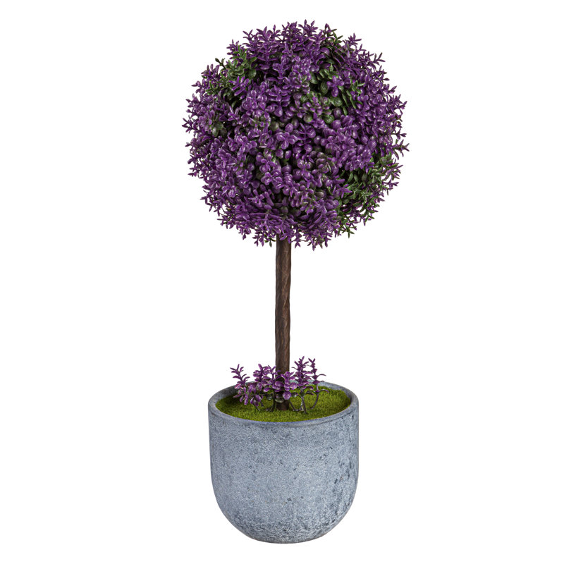 Topiaire en fleurs 12,5 "en pot