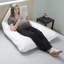 Lavish Home Full Body Pillow - 7-In-1 Pillow with Removable Cover - Comfortable U-Shape for Support, Sleeping, Lounging, Studying, and More-1979281089
