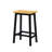 25.6" Tall Farmhouse Solid Wood Bar Stools With Footrests(2PCS Sets)-527077915