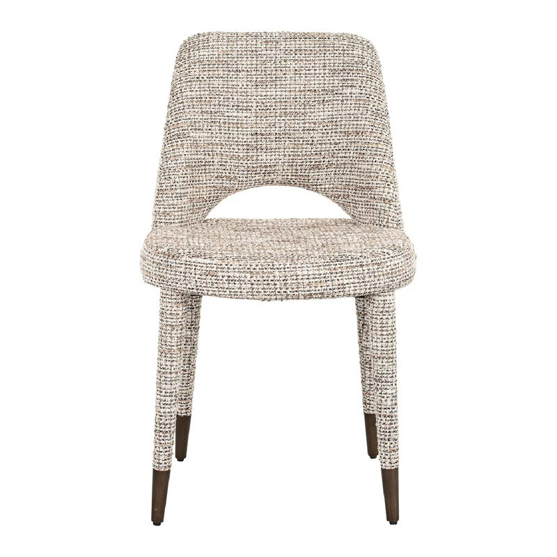 Dining Chair 19'' H Upholstered Metal Side Chair, Trendy Nature