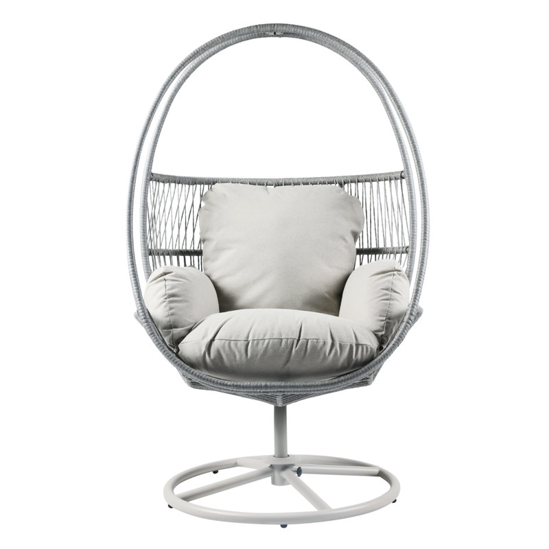 Chaise longue pivotante grise