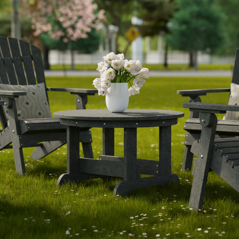 Heritage Conversation Table, Dark Gray