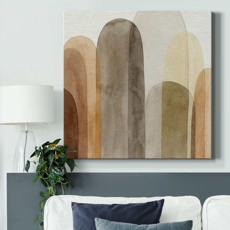 «Desert Watercolor Arches» I-Premium Gallery, toile tendue - prête à être accrochée, H 32 po x l 32 po x P 1 po