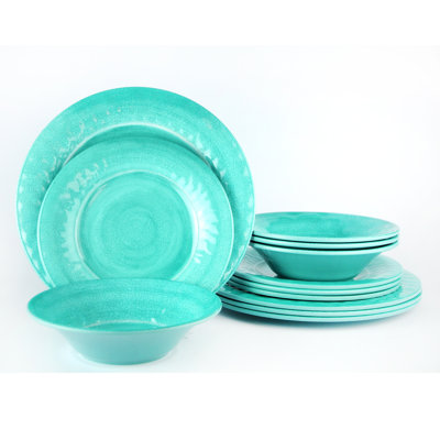 Surber Melamine Dinnerware - Service for 4