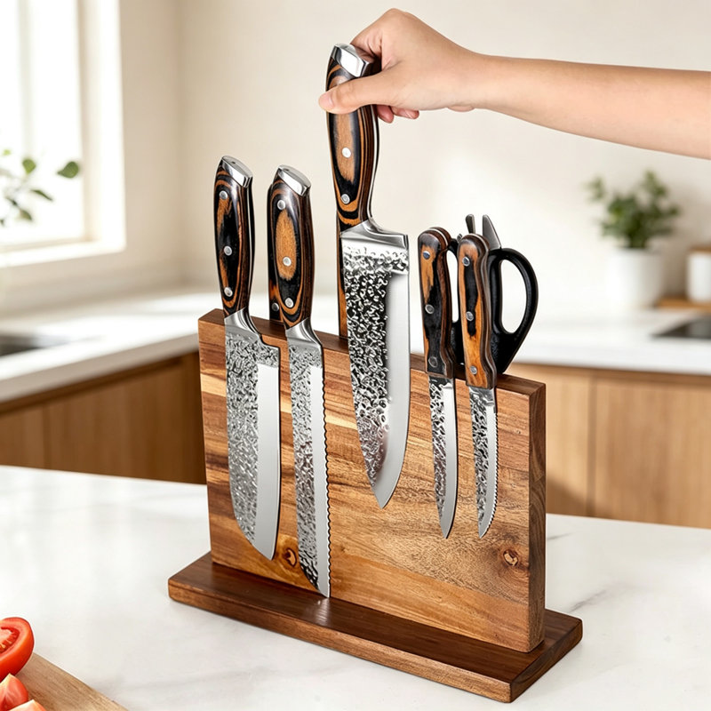 Fcbnposi Magnetic Knife Block
