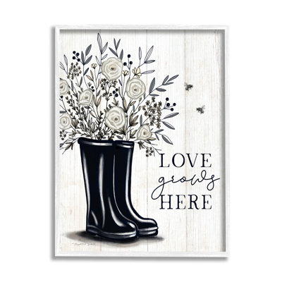 «Love Grows Here» blanc