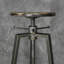 Hacienda Swivel Pine Solid Wood Adjustable Height Bar Stool with Steel Frame-631529808