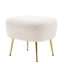 Fauteuil demi-tonneau en velours 29,56 po Jazilynn