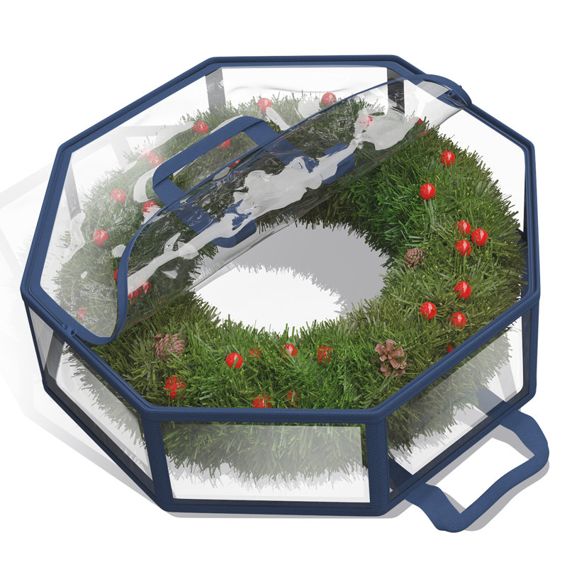 Christmas Wreath Storage Bag, H 7 po x l 30 po x P 30 po