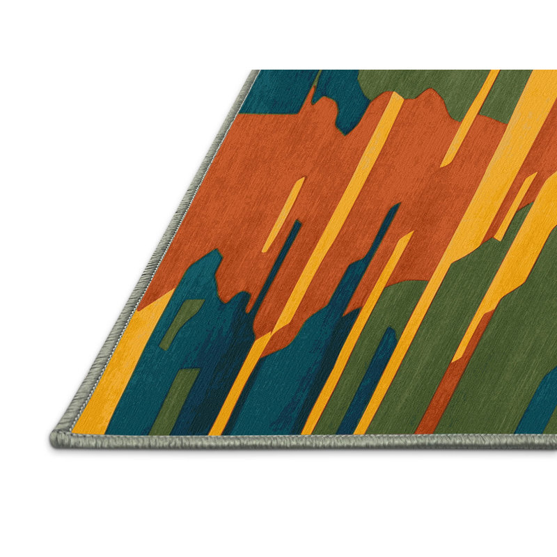 Bronze Tides Rug, Rectangle 6' x 9'