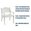 Chaise d'extérieur en fonte d'aluminium-86640709