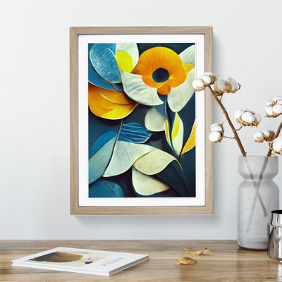 Flowers in Abstract No.5 - Framed Print