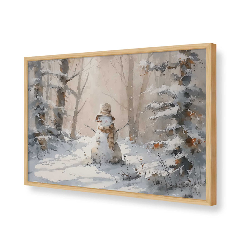 «Frosty Morning», reproduction d'art, Érable américain, 11 po x 14 po