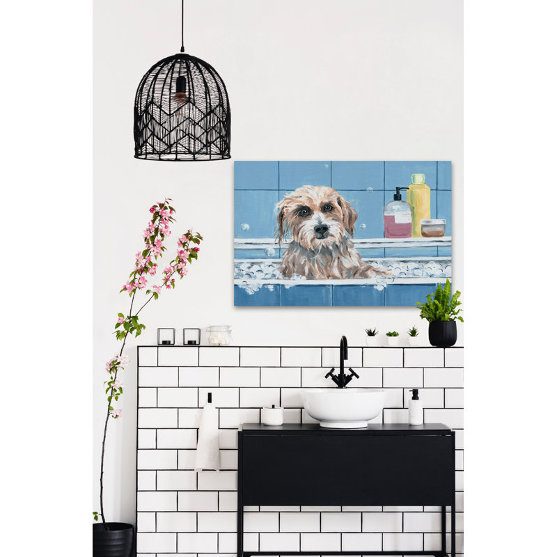 Hand Me a Towel - Reproduction d'art sur toile tendue, H 24 po x l 36 po x 1,5 po