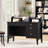 Hambrook 47.2" W Writing Desk with Hutch, All-in-One Computer Desk with File Drawers-667945213
