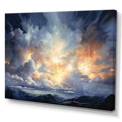 Météores pluie de lumière III - paysages, impressions sur toile