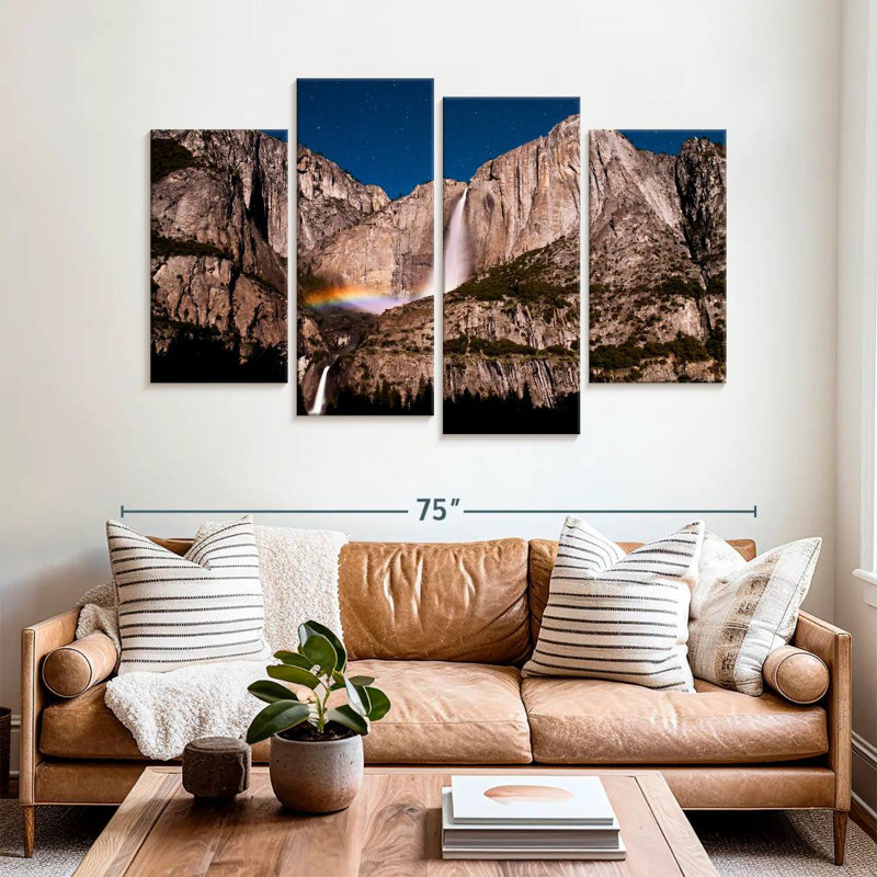 Alvord Waterfall Moonbow, 42'' H x 68'' W