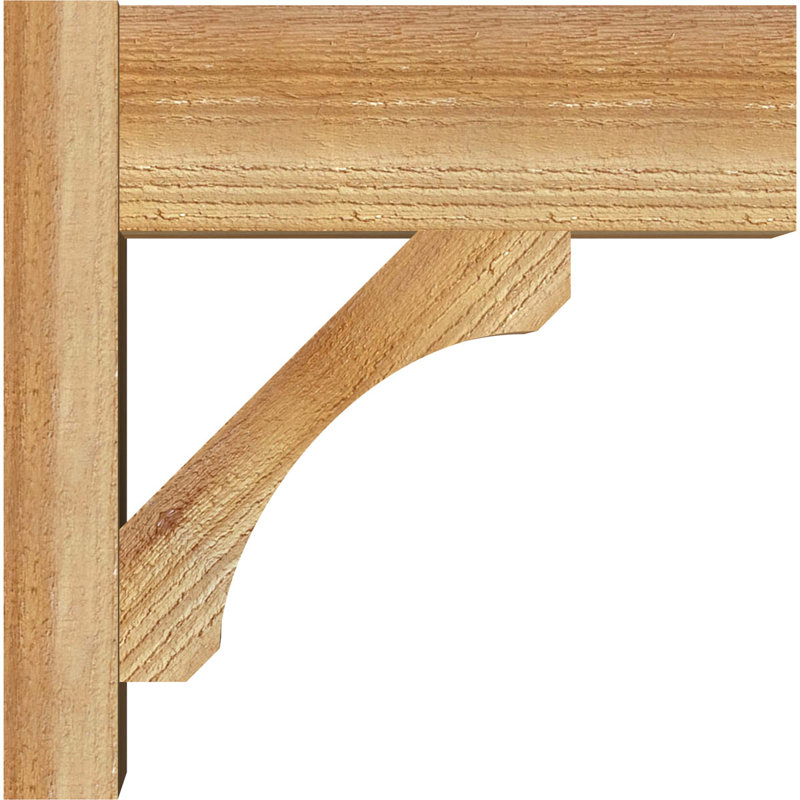 Legacy Block Perspector, P 12 po x H 24 po, Cèdre rouge de l'Ouest de 6 po (sciage brut)