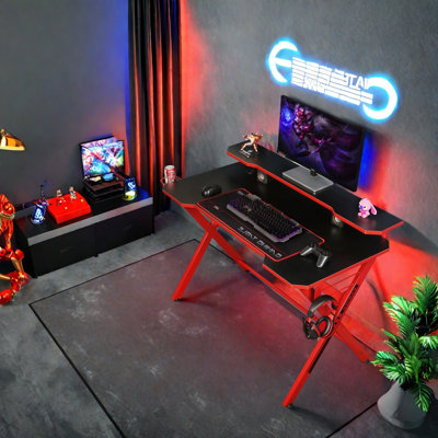 Synthetic Laminate Iron Writing Desk