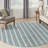 Shaila Striped Indoor / Outdoor Rug-1391604225-1391604287