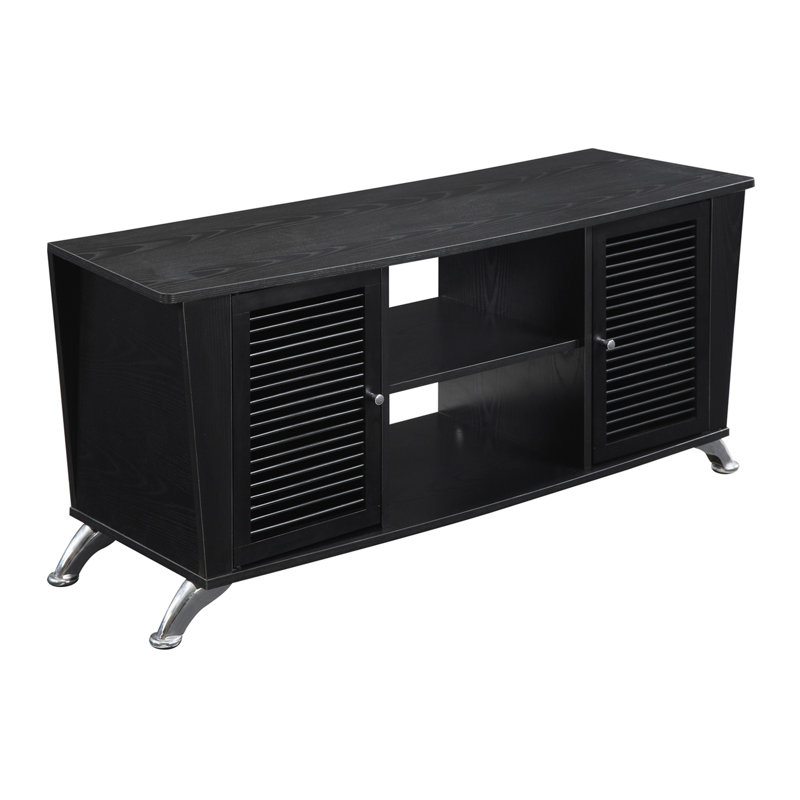 Donavan Unfinished TV Stand for TVs up to 50", Black