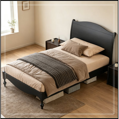 Full Kaiser Frame with Traditional Arched Headboard and Footboard Design