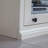 Solid wood flip door dustproof bookcase