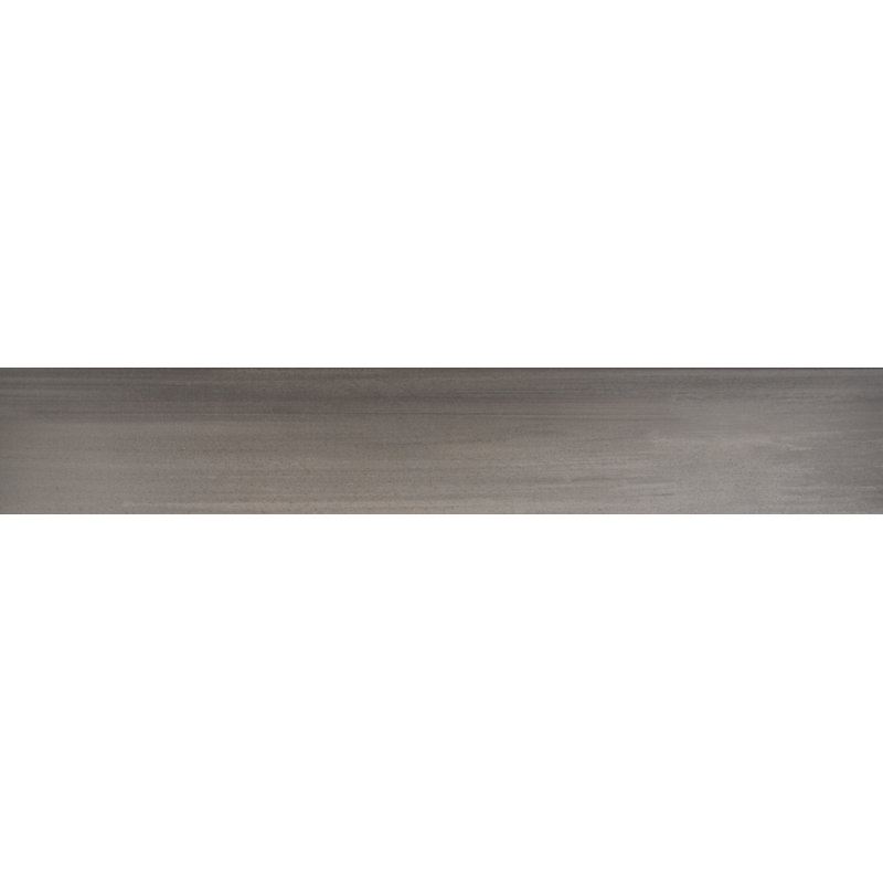 Glacis 3.5 in. x 24 in. Matte Porcelain Bullnose Tile Trim, Slate
