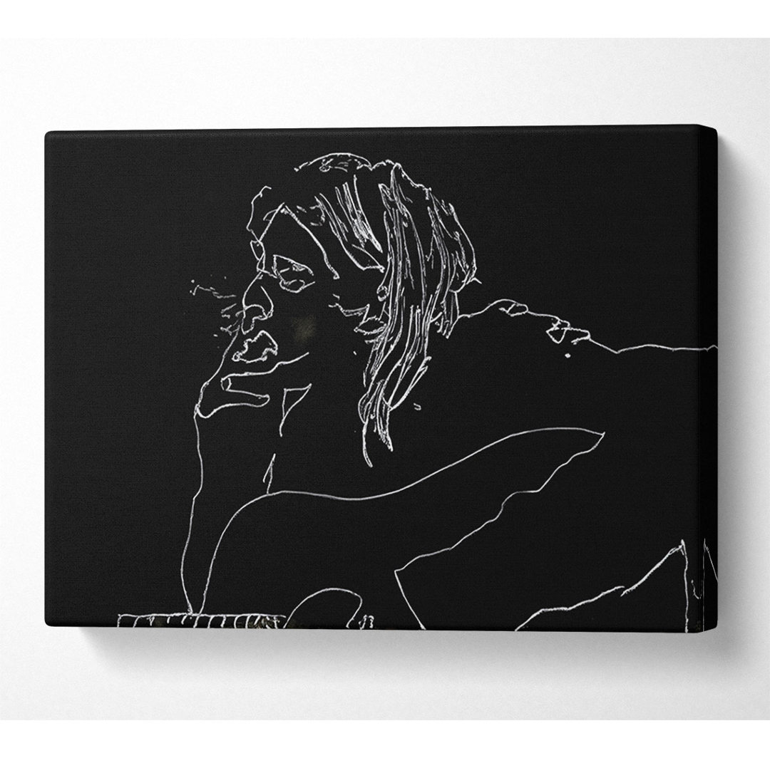 Kunstdruck Kurt Cobain Exhale