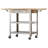 Cucina Elegante Kitchen Cart with Wood Top-19003837