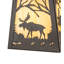 7" Square Moose At Dawn Mini Pendant