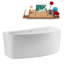 59.1'' x 29.5'' Soaking Acrylic Bathtub-95288593