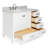 Flynt 43'' Single Bathroom Vanity with Carrara Marble Top-64627250