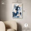 Art mural en verre acrylique sans cadre Windswept Blue II-1681904514