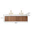 Meuble-lavabo mural de luxe de style moderne Mid-Century