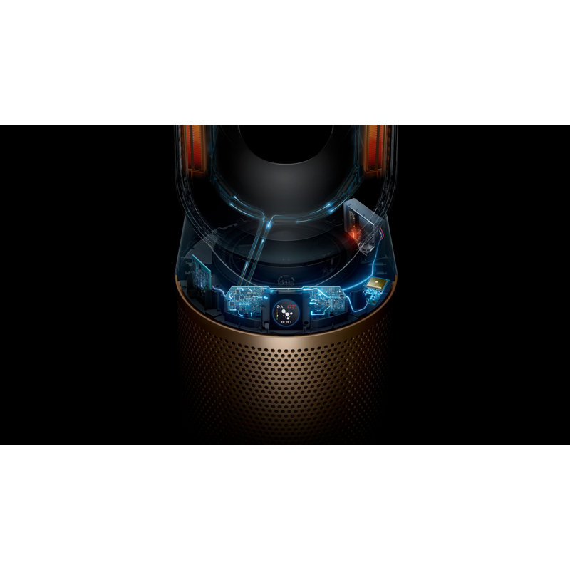 Dyson Hp09 Purifier Hot + Cool Formaldehyde Purifying Fan, White/gold