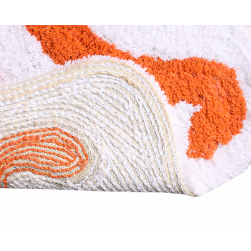 Koret Cotton Bath Rug, Orange