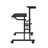 Techni Mobili Rolling Writing Desk With Height Adjustable Desktop And Moveable Shelf, Black-126031975